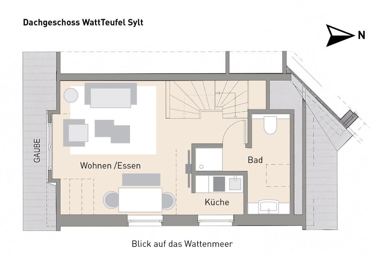 Апартаменты Wattteufel Sylt Экстерьер фото